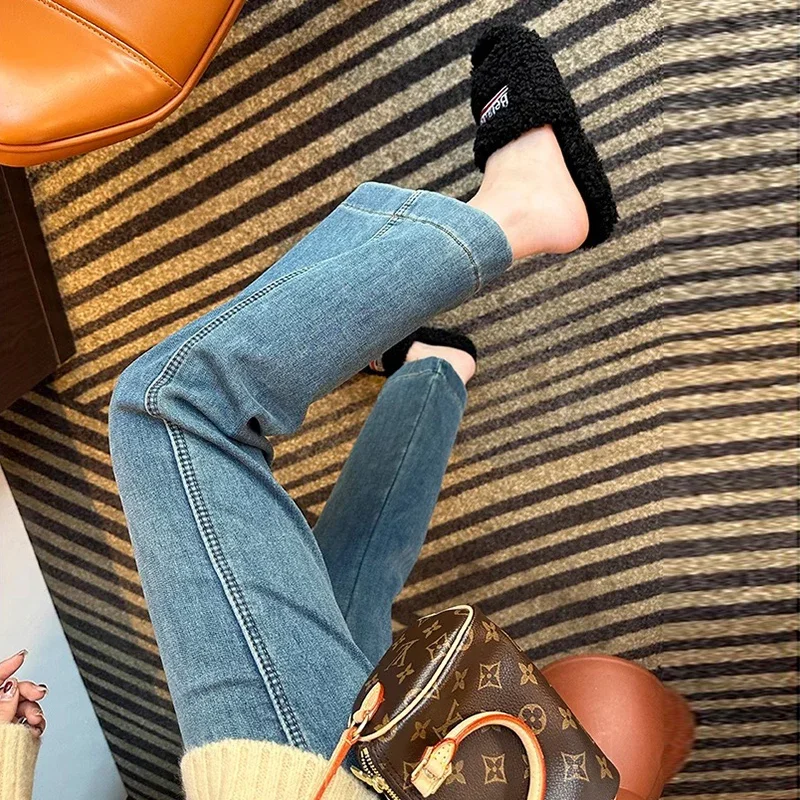 Stretch Denim Maternity Flared Cropped Jeans Spring Summer Belly Pants Clothes Pregnant Women Pregnancy Slim Trousers maternity jeans