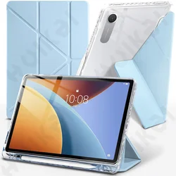 Trifold Smart Stand Case with S Pen Holder and Auto Wake/Sleep Feature for Poco C Pad 9.7 2026 (Sky Blue)