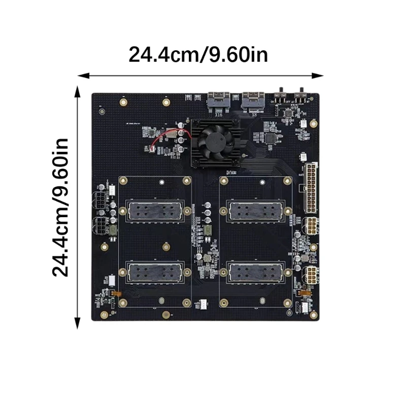 SXM2 GPU 확장 보드 2개 고성능 컴퓨팅 300G 냉각