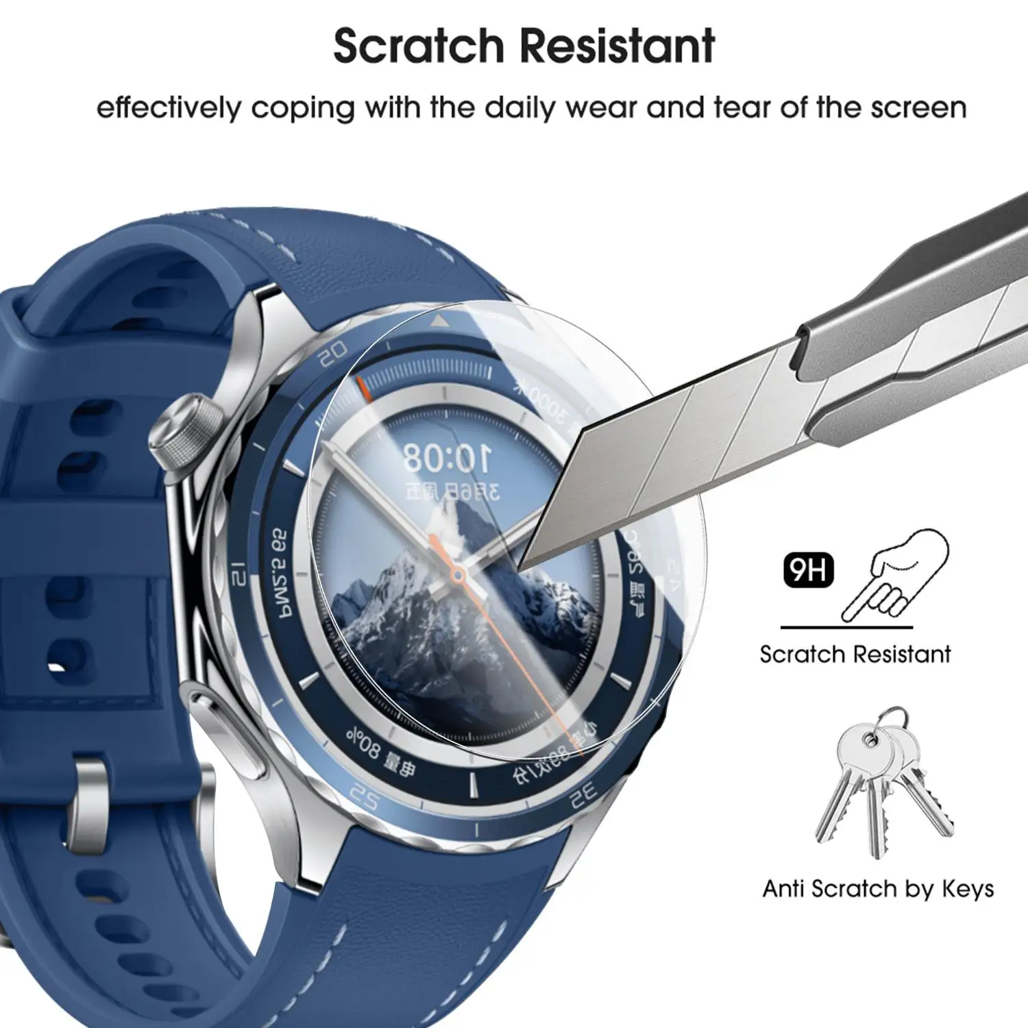 Ultra Clear Tempered Glass Screen Protector with Easy Installation Kit