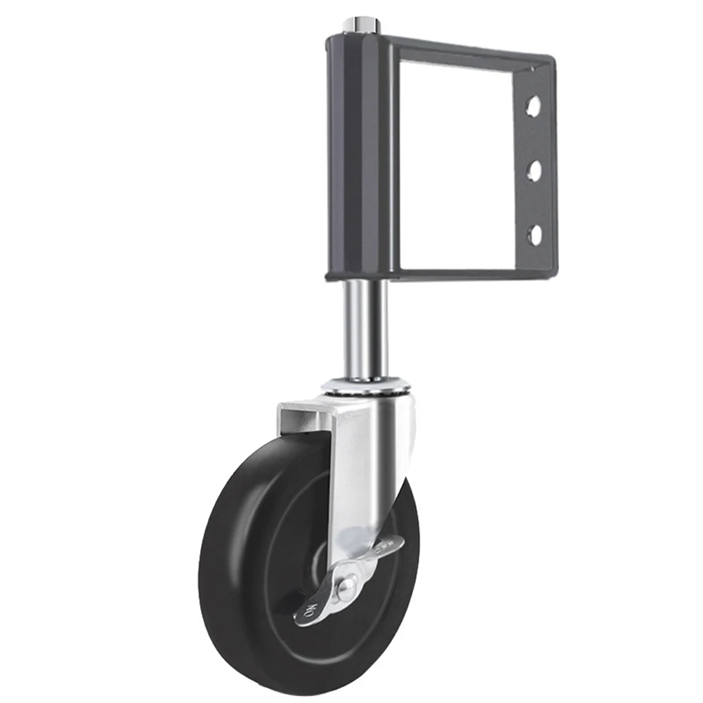 Garden Gate Wheels Wear-Resistant Gate Spring Shock-Absorbing Wheel Wheel With Brake For Ground Surfaces Including Grass Cement