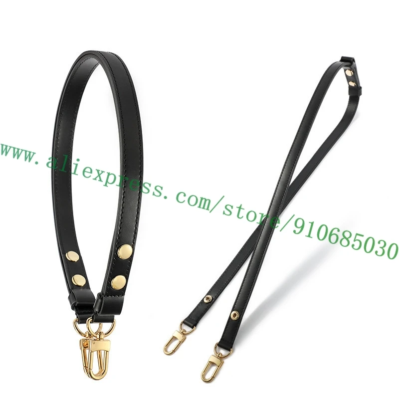 Genuine Calfskin Shoulder Strap For Designer Women Dauphiine Handbag Lady Boulogne Bag Long-shoulder and Short-shoulder Carry