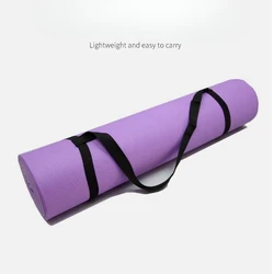 Premium Yoga Mat Set with Strap - Extra Thick Cushioning & Non - Slip Surface (Plum)