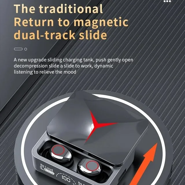 Cuffie wireless M90 TWS Auricolari Bluetooth Touch Control Auricolari sportivi Cuffie da gioco stereo Hi-Fi con microfono per smartphone 2