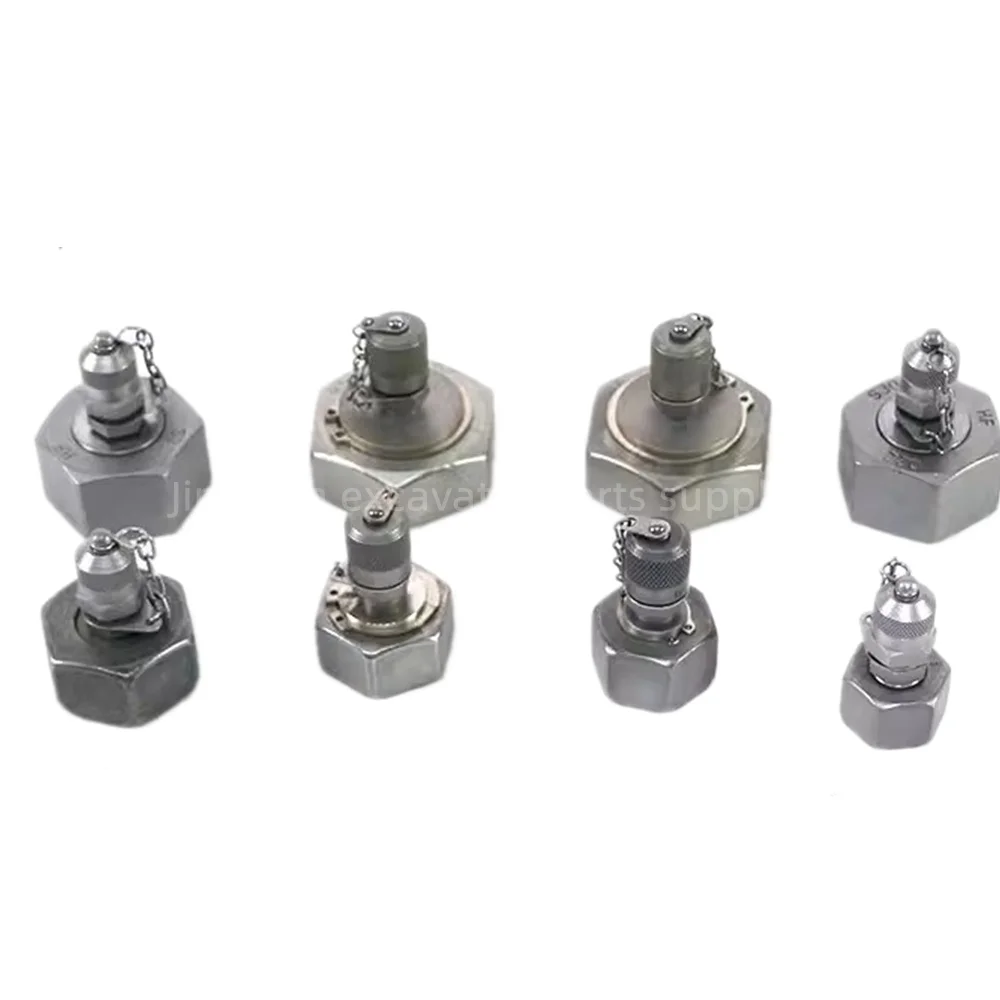 For PT Pressure Measuring Connector HF Hydraulic High Pressure G1/4 G3/8 G1/8 M10 M10 * 1.25 M12 1/4 M16 M18 M22 M26 M30 M36 M42