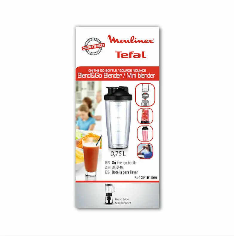 Outlook Twisted Ligatie Moulinex Tefal Bottle On-the-go 0.75l Blender Actimix Nomadic Blendgo Lm1b1  - Food Processor Parts - AliExpress