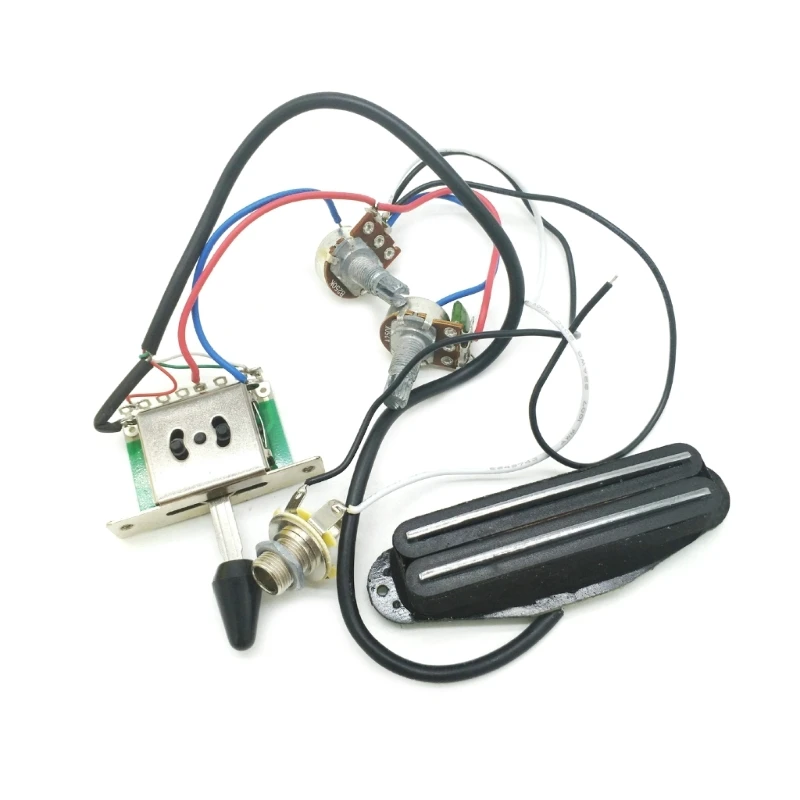 

1 Tone 1 Volume 3 Way 1 for Electric Guitar Prewired Guitar Wiring Harness with Double Hot Pickups Sets