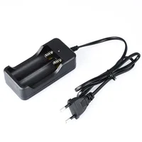 Dual Slots USB Batteries Smart Charger for 18650 26650 16340 14500 Universal Battery Charger For Li-ion 3.7V Rechargeable 2 Slot 3