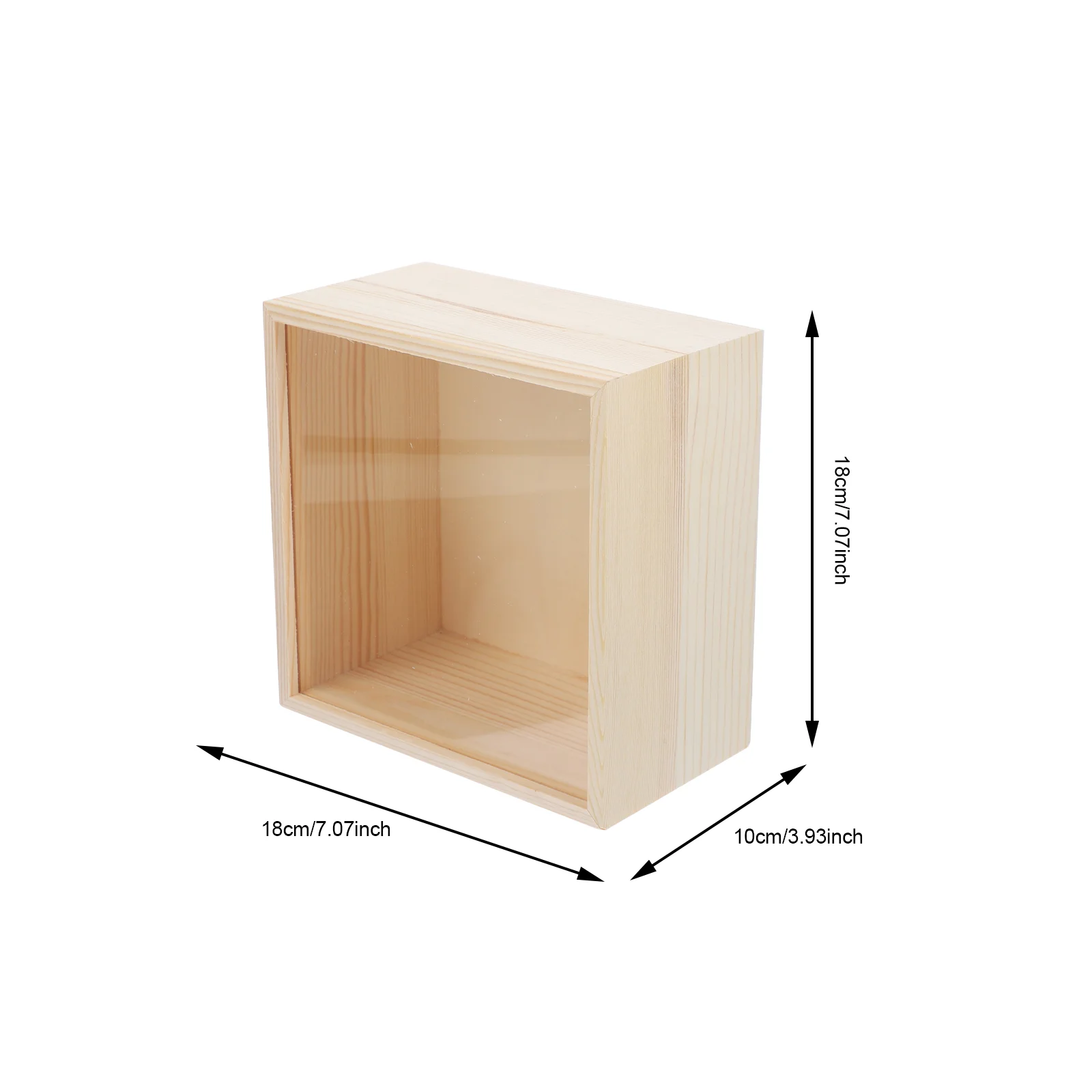 

Wooden Storage Clear Lid Case Container Decorative Wooden Box Wooden Display Box Unfinished Wood Box Wooden Box Wood Storage Box