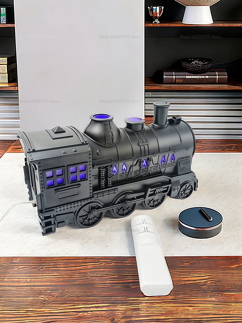 Description Picture 6 of itemNew Train Modeling Mini Air Humidifier With Remote Control Smoke Ring Cool Mist Air Humidifier LED Lamp Aroma Difuser Atomizer