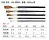 5pcs/Set Nylon Hair brush Brush Set Round Flat Brush Acrylic DIY Watercolor Pen Oil Paint  for Artists Painters Beginners 3