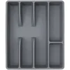 Drawer Kitchen Drawer Organizer Silverware Holder Utensil Organizer Cutlery Organizer Tray Plastic Flatware Organizers 1