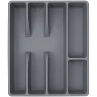 Drawer Kitchen Drawer Organizer Silverware Holder Utensil Organizer Cutlery Organizer Tray Plastic Flatware Organizers 1