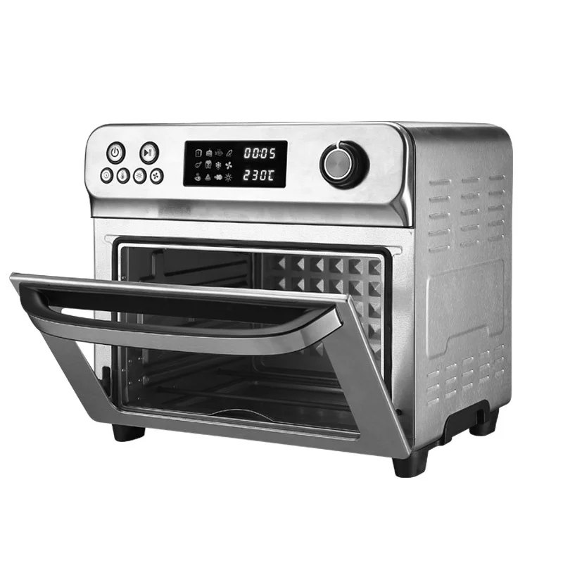 1700W Automatic Intelligent Multi Functional Mechanical Control Stainless Steel Electric Air Fryer Oven 3