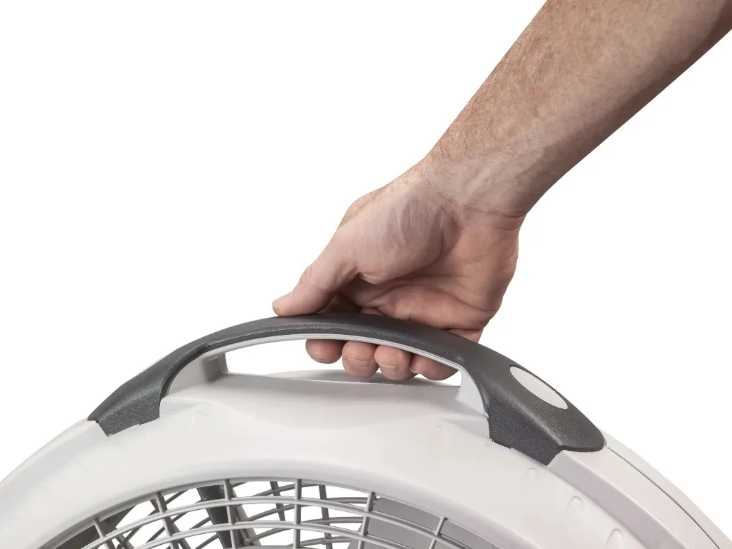 Lasko 20" Wind Machine 3- Speed Air Circulator Floor Fan, Gray, 23" High, A20301, New 3