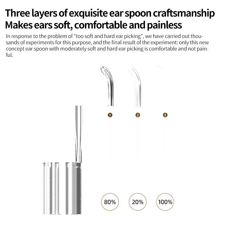 ferramenta de remoção da cera da orelha do otoscópio da orelha do limpador visual inteligente sem fio com câmera da orelha do endoscópio cinco megapixels kit para iphone