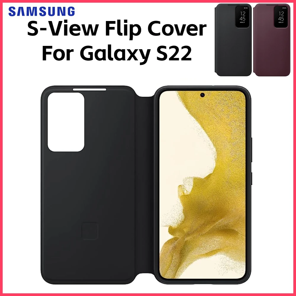 

Чехол-книжка для SAMSUNG Galaxy S22 S-View (антибактериальный)