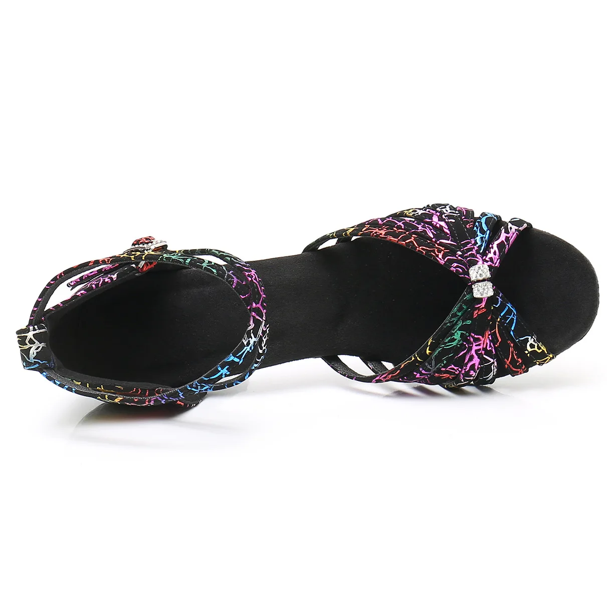Sandal Women Professional Latin Dance Shoes For Women Female Ladies Ballroom Tango Dance Shoes Print Soft Bottom Shoes