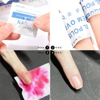 100/200pcs Professional Nail Gel Lacquer Polish Remover Wraps Manicure Tools Wet Wipes Paper Pads Foil Nail Art Cleaner One Step 2