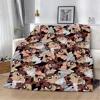 Funny cartoon-TAZ-M-MAN-Anime Printed Blanket Picnic Blankets Warm Blanket Soft and Comfortable Home Travel Birthday Gift 1
