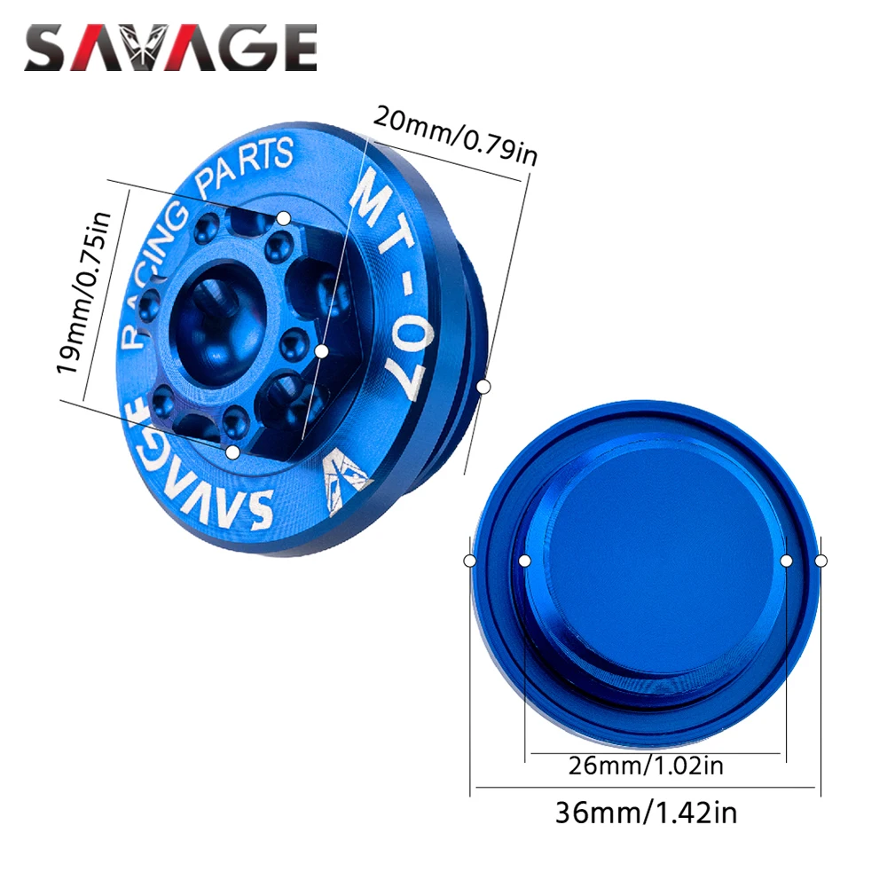 MT07   ʷ ũ ĸ ߸ MT 07 2014-2022 MT-07 Ʈ̼ 700/GT 700GT 7  ׼ CNC ÷ Ŀ
