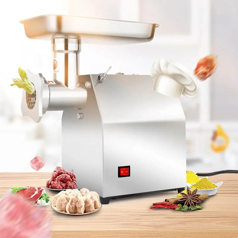 800W Heavy Duty Electric Meat Mincer Grinder  Powerful Home Portable Sausage Stuffer Meat Mincer Food Processor  Stainless Steel 3