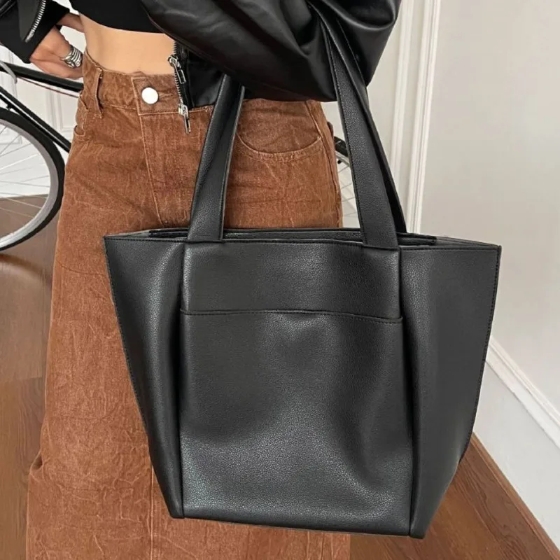 

Tote for New Winter Women's satchel high quality Bag Handbag Large Capacity Premium Soft Leather One Shoulder for Women Hot Sale