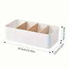 One Desktop Storage Box, A Bamboo and Wood Cosmetic Storage Basket, Is Suitable for The Living Room and Coffee Table. 6