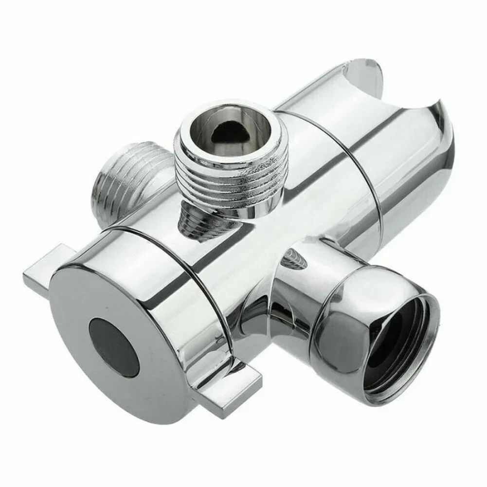 Diverter Valve 3 Way Water Separator Shower Head Adapter Sprayer Arm Mount Shower Head Diverter For Bathroom