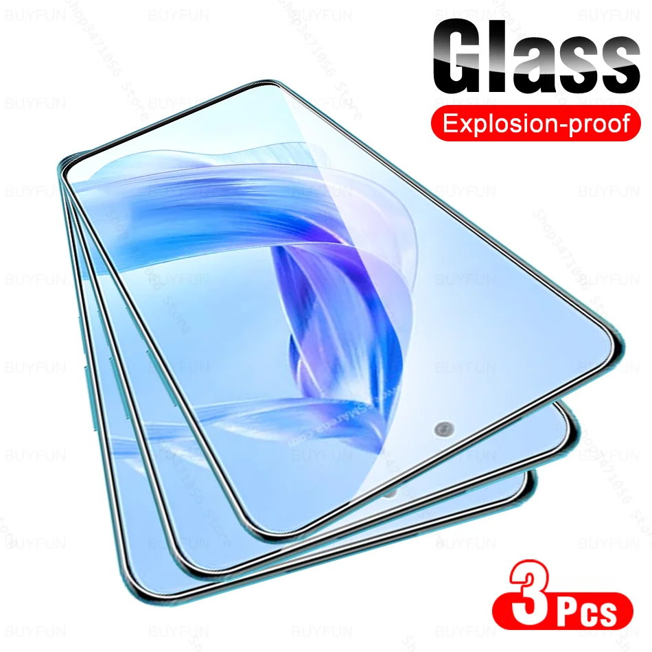 

For Honor 90 Lite 5G Tempered Glass 3Pcs Screen Protector Honer Honar 90Lite Honor90 Light Honor90Lite 2023 6.7inch Armor Films