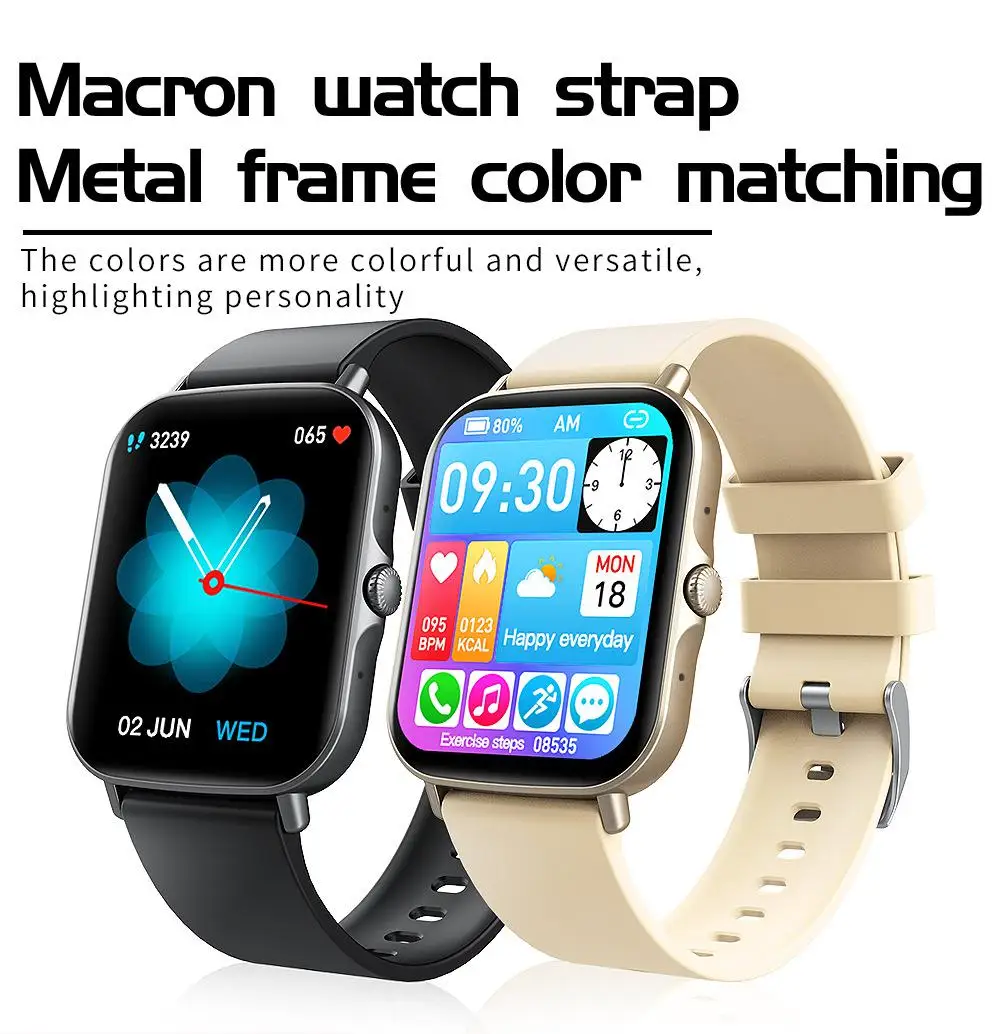 F97S Men Women Smart Watch Blood Pressure Waterproof Smartwatch Heart Rate Monitor Fitness Tracker Sport Watches Wristwatch