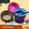 Faber Castell  Watercolor Paint Washing Bucket Scalable Telescopic Art Wash Pen Cup Portable Folding Brush Washer Art Supplies 1