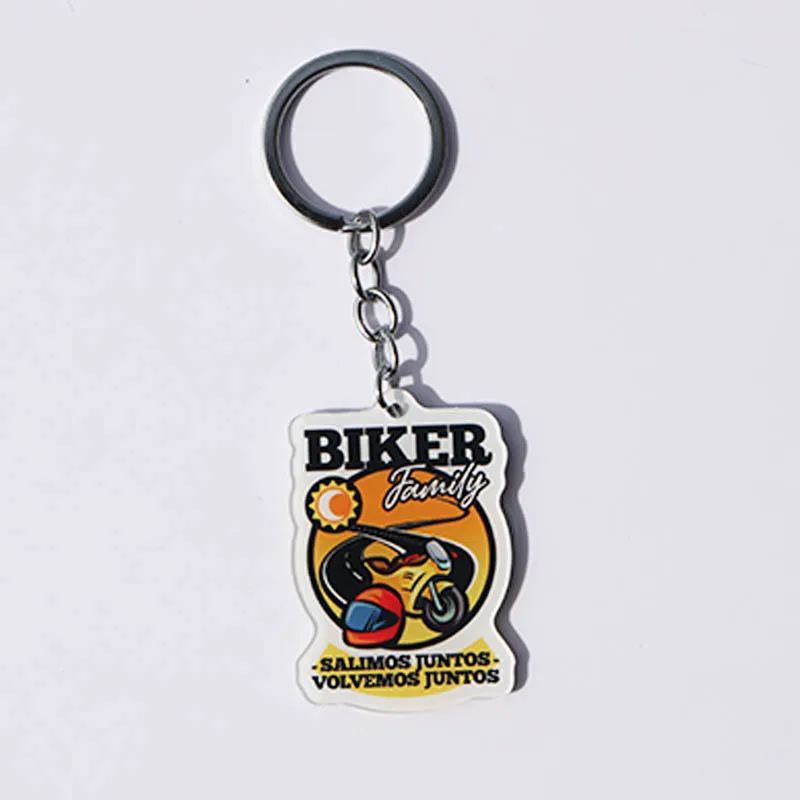 Customized Your Logo llaveros Keychain Custom Arcylic Key Chain Photo Name Personalized Promotional Gifts Company With Logo