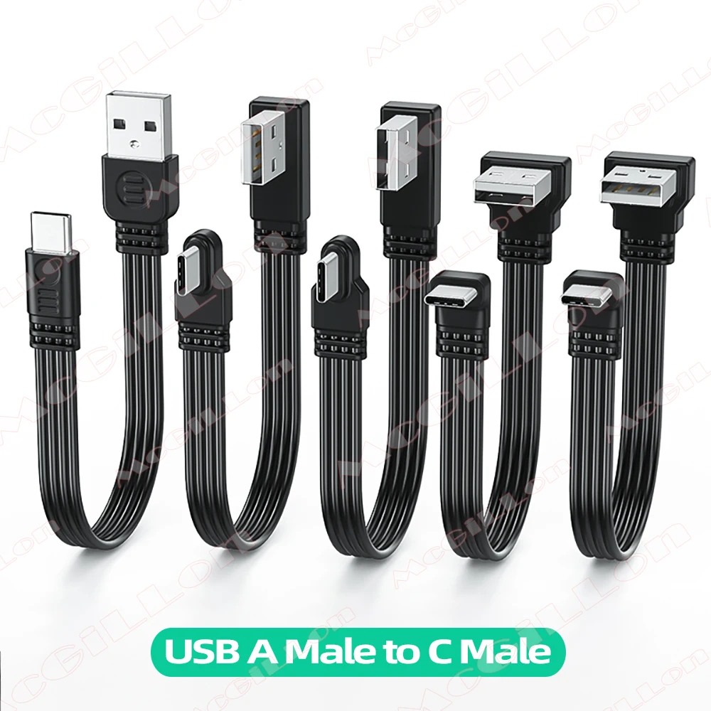 สายชาร์จ Type-C 1 เมตร สายสั้น สะดวกพกพา ชาร์จเร็ว ใช้งานง่าย