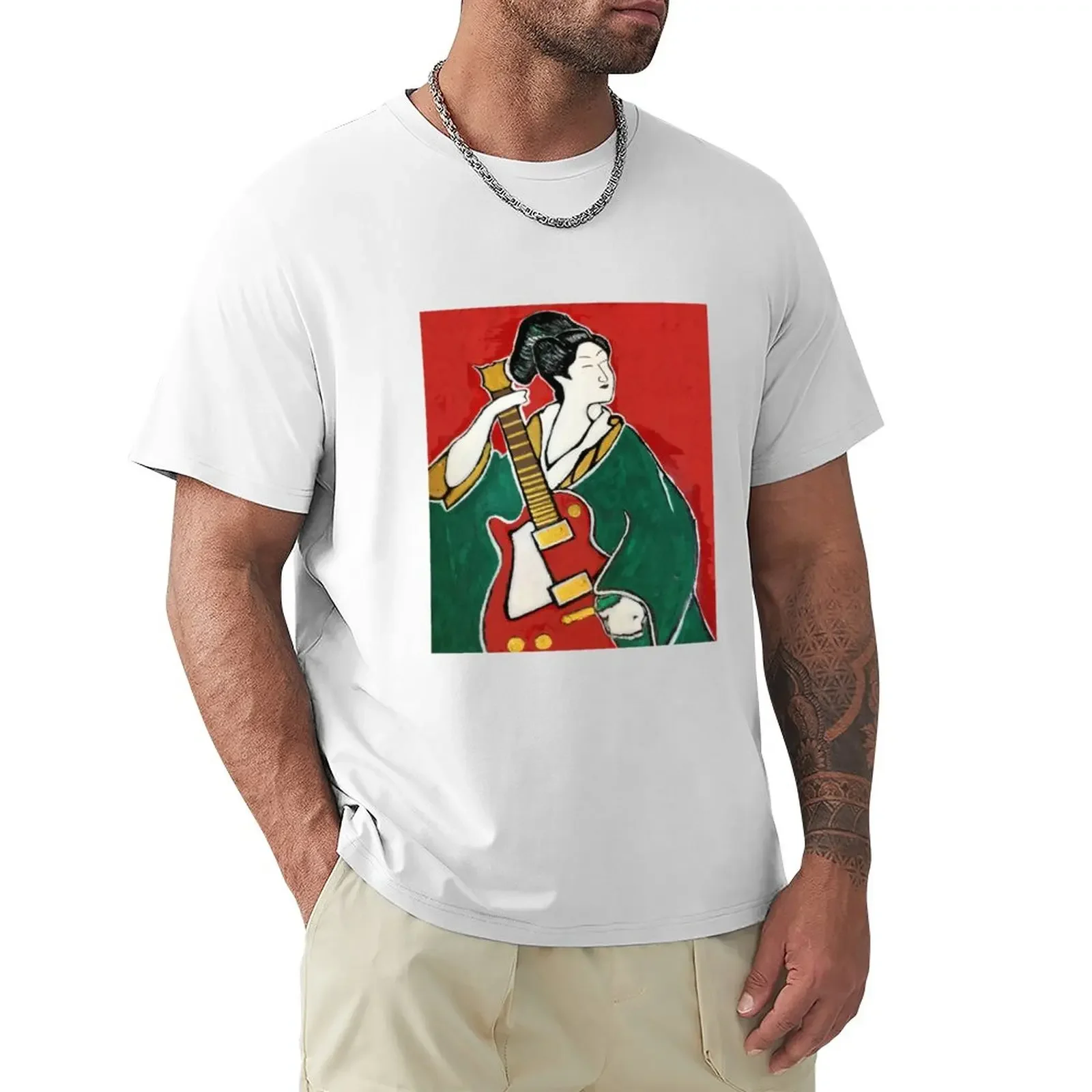 

Heavy Metal Geisha T-Shirt summer tops animal prinfor boys Men's clothing