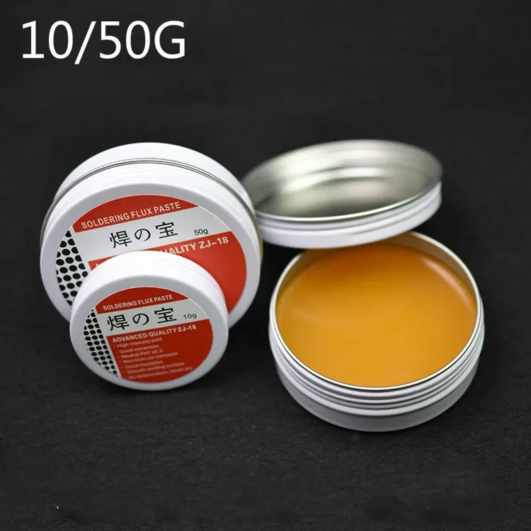 10/50G Soldering Paste Mild Rosin Environmental Soldering Paste Flux PCB IC Parts Welding Soldering Gel Tool for Metalworking