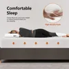 Mattress 12 Inch Gel Memory Foam Mattress with Breathable & Washable Soft Fabric Zippered Cover, Pressure Relief Bed Mattress 3