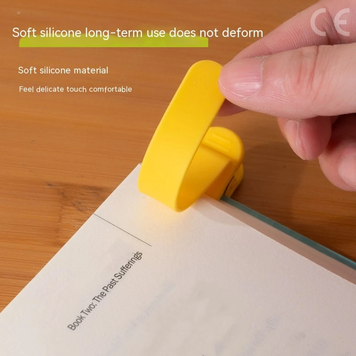 Silicone Bookmark 1/3Pcs Automatically Follows Page Flipping Student Office Stationery For Home School