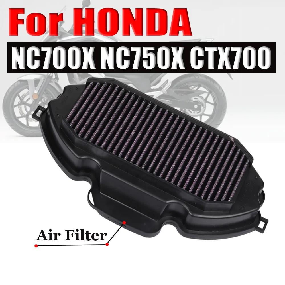 Motorcycle High Flow Air Cleaner Filter Element For Honda CTX700 NC700