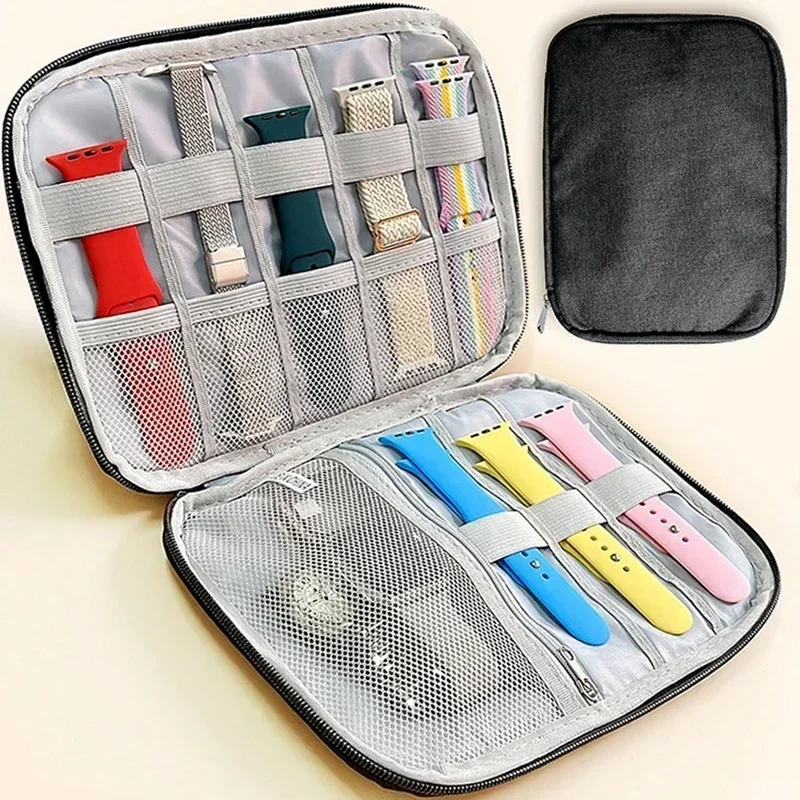 Portable Watch Organizer Case for Apple Watch Strap