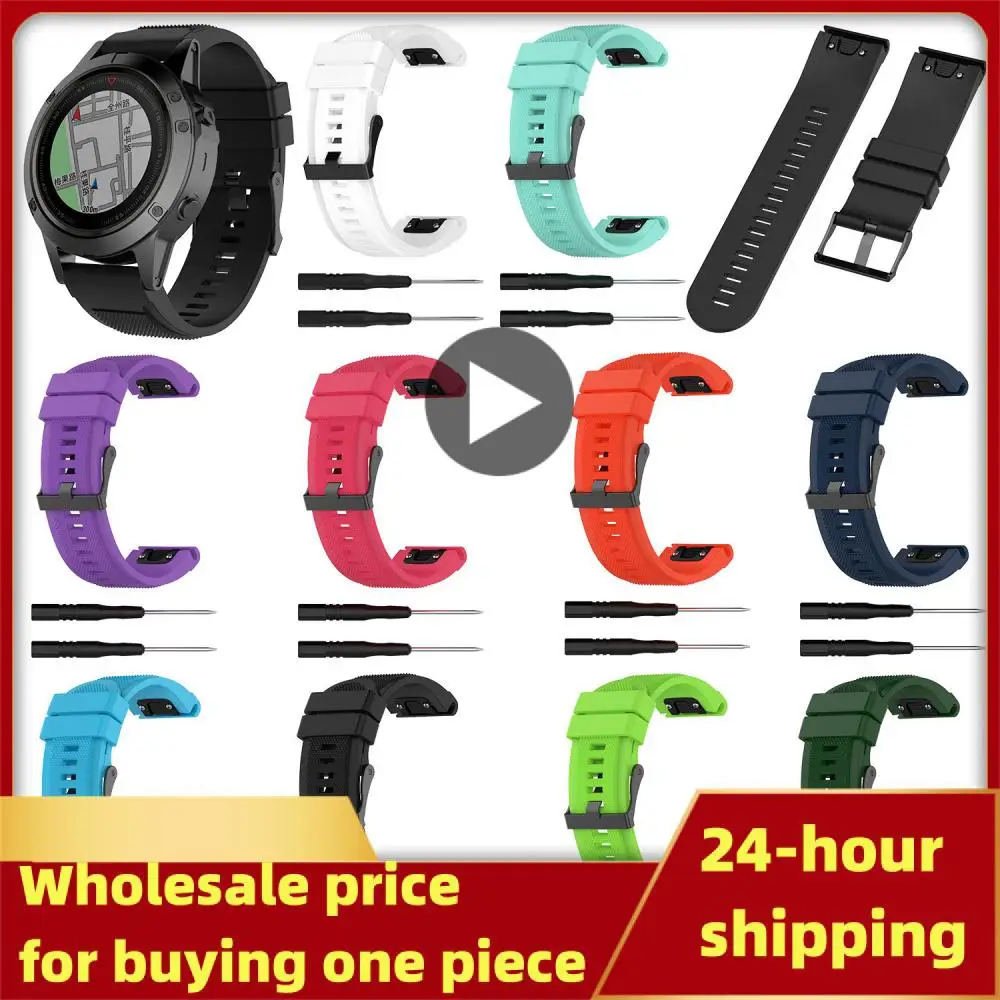 

Ремешок силиконовый для Garmin Fenix 6 5 6X/Fenix 6X 5X 5S Plus/Fenix 7 7S 7X, быстросъемный удобный ремешок для часов, 26 мм 22 мм 20 мм
