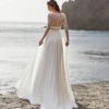 Bohemia Wedding Dresses A-Line V-Neck Bridal Gowns Long Sleeves Chiffon Robes For Formal Party 2025 Vestidos De Novia Customized 2