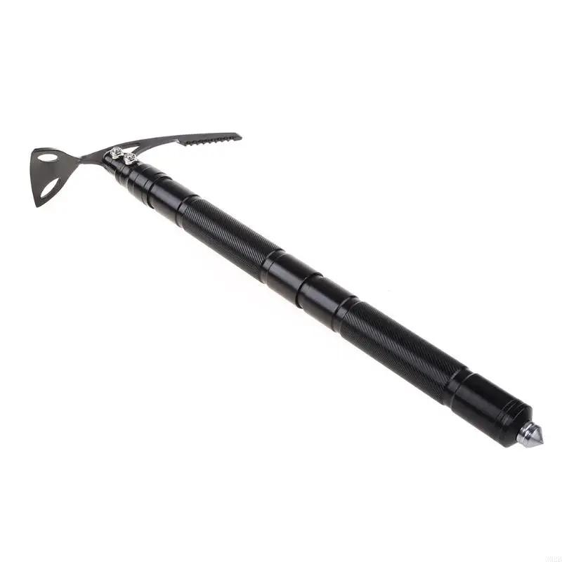 2.09x13.38inch Black Tool Camping Pick Trowel Multi-function Pick Double-headed