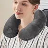 Sleeping Neck Pillow Inflatable Sleeping Pillow For Traveling Adjustable Neck Pillow For High-speed Rail Outdoor Travel 4