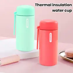 150ml Insulated Bottle Stainless Steel Insulated Bottle Vacuum Water Cup Leakproof Mini Flask for Hot Drinks Portable for Office