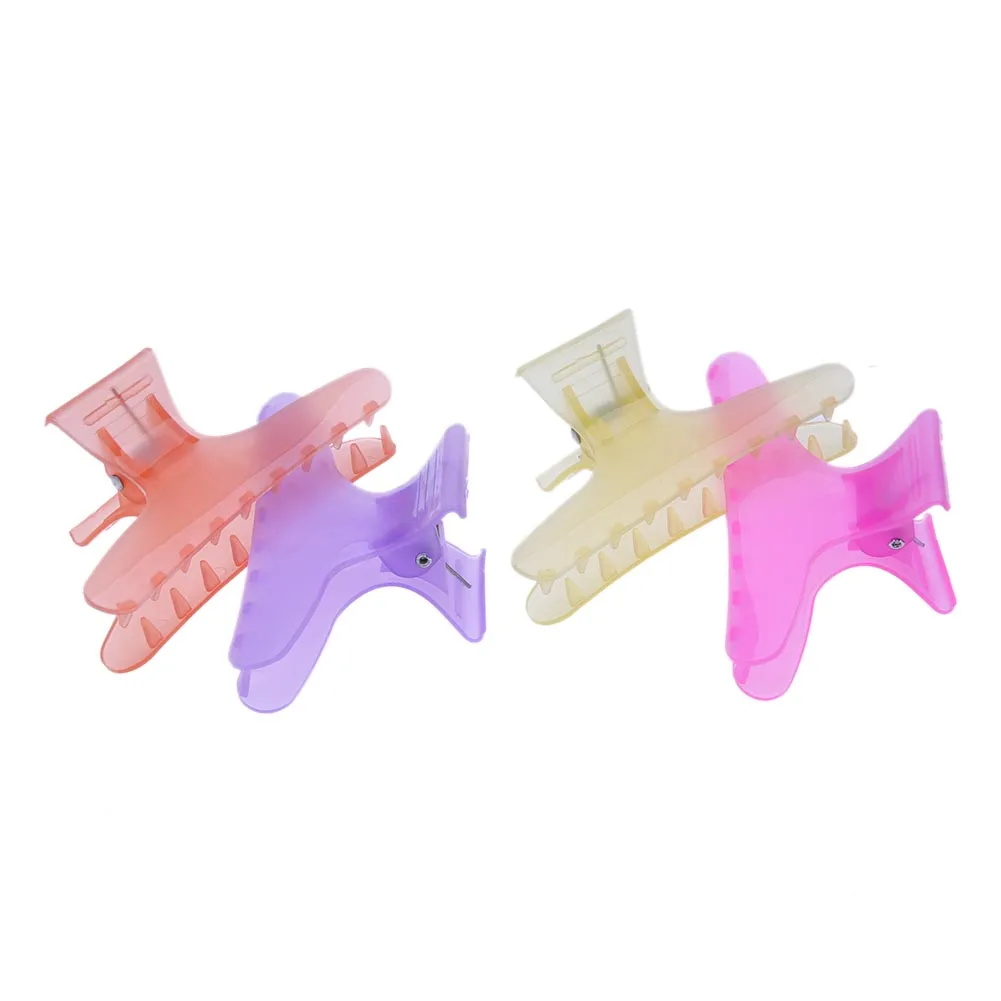 Description Picture 6 of item12pcs/Set Decorative Hair Clips Solid Color for Women Hair Styling Tools Plastic DIY High Pressure Spring Headwear Accessories