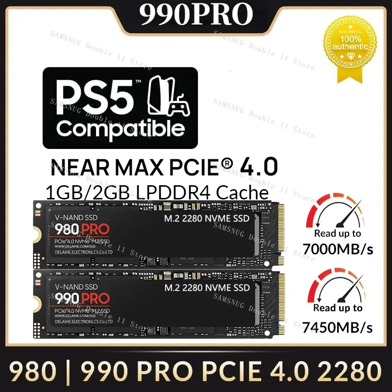

New SSD M2 Nvme M.2 2280 PCIe 4.0 X 4 980 PRO 4TB 2TB 1TB Internal Solid State Drive 980 HDD Hard Disk for PS5 Desktop/PC/laptop