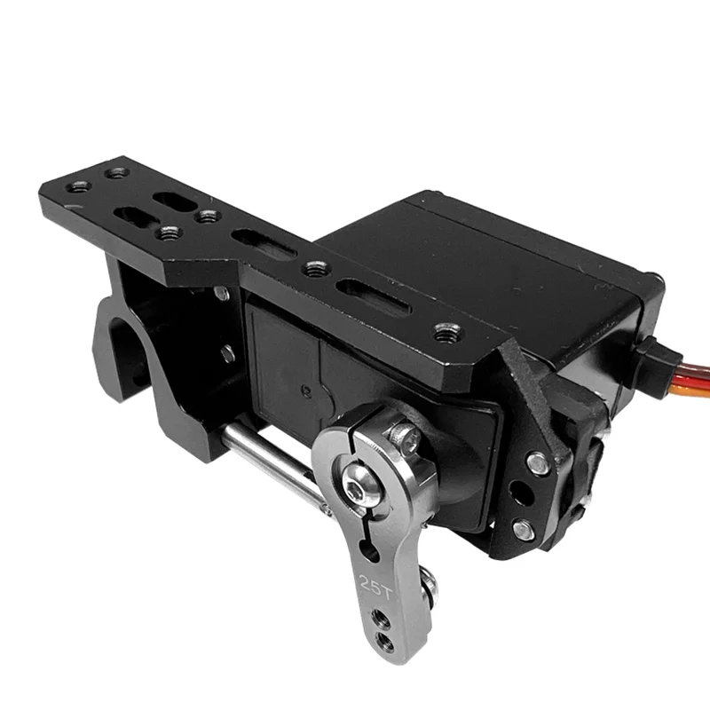 Multirotor avec servo de déverrouillage 25KG.CM installé, bras et hélices visibles
