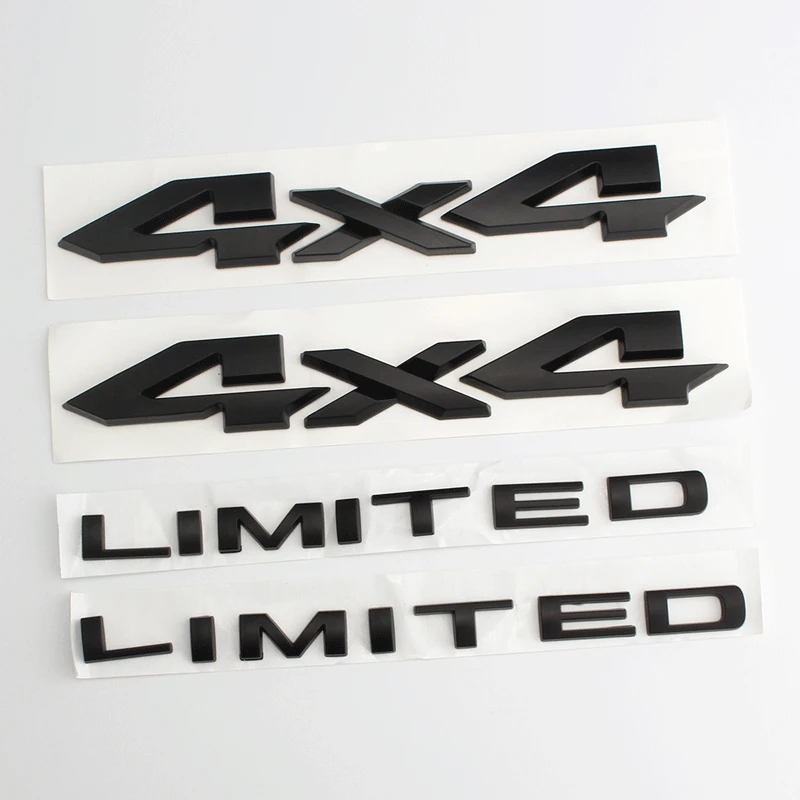 

1 Pcs 3D ABS 4X4 Limited Car Emblem Badge Sticker For Jeep Grand Cherokee Wrangler Dodge RAM 4x4 Labeling RAM1500 Limited