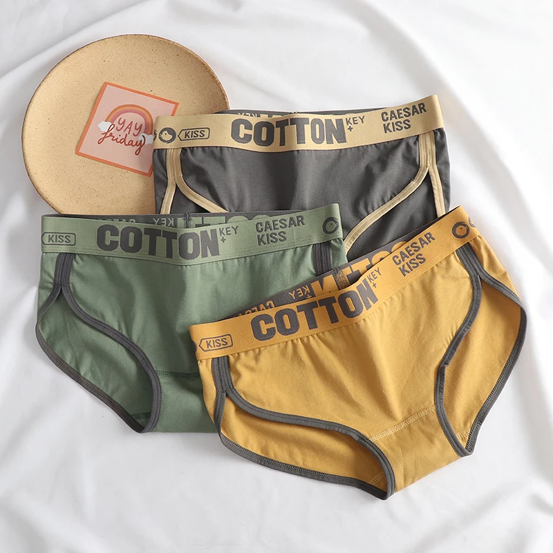 Women Cotton Panties Ladies Sexy Letter Sports Seamless Briefs Beathable Antibacterial Lingerie Solid Underwear Female Intimates